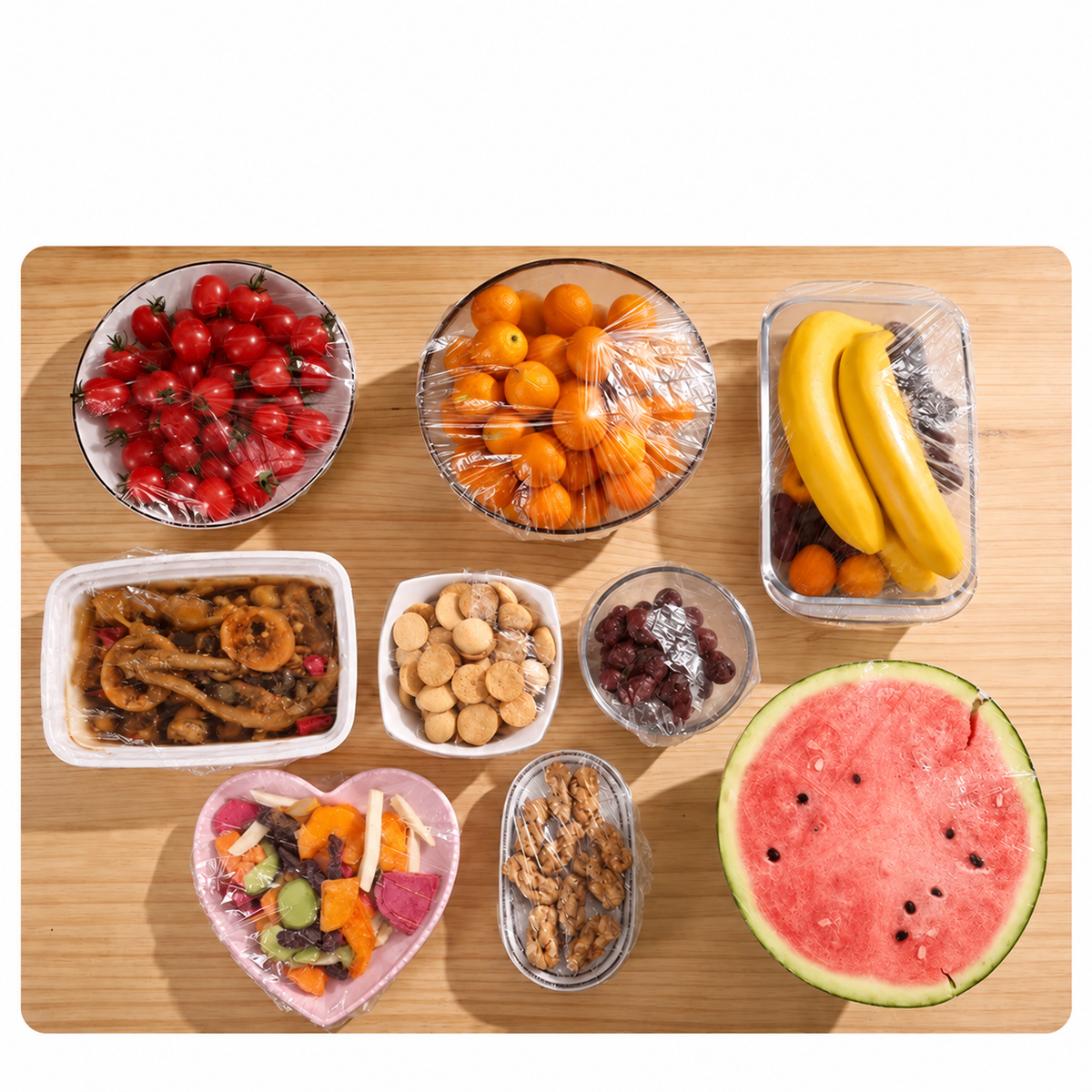 Fundas Reutilizables para Alimentos Consérvalos Frescos 2 Veces Más Tiempo
