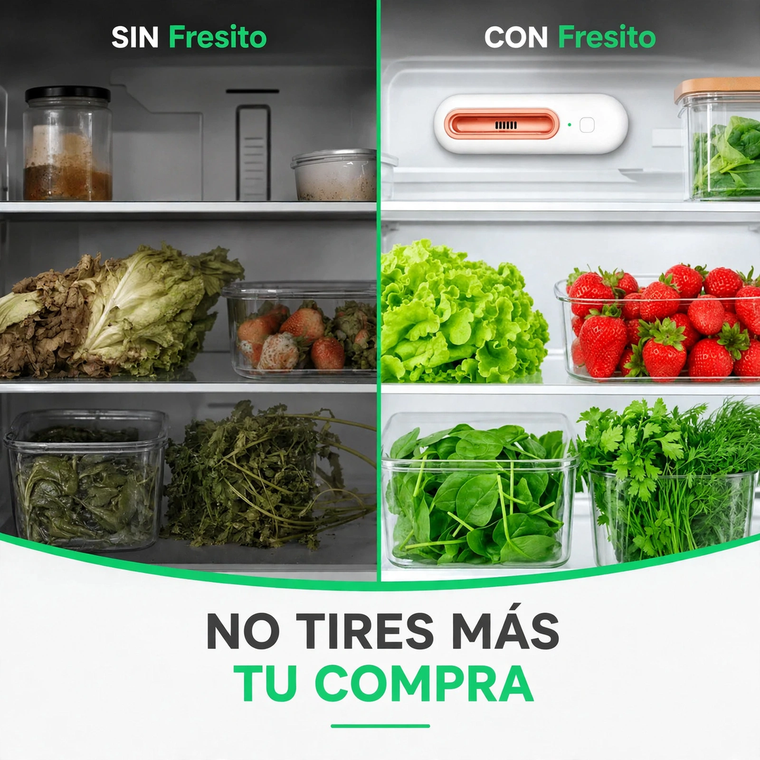 Fresito™ – Mantén tus alimentos frescos hasta 4 veces más tiempo.
