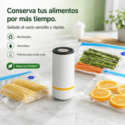 AirSeal™ – Bolsas de Vacío Reutilizables: Alimentos Frescos hasta 5 Veces Más Tiempo